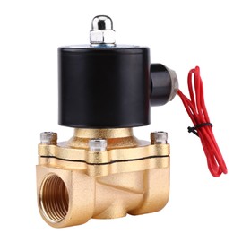AC  3/4" NC Electric Solenoid Valve Zinc Alloy Body for Water Oil Air Gas