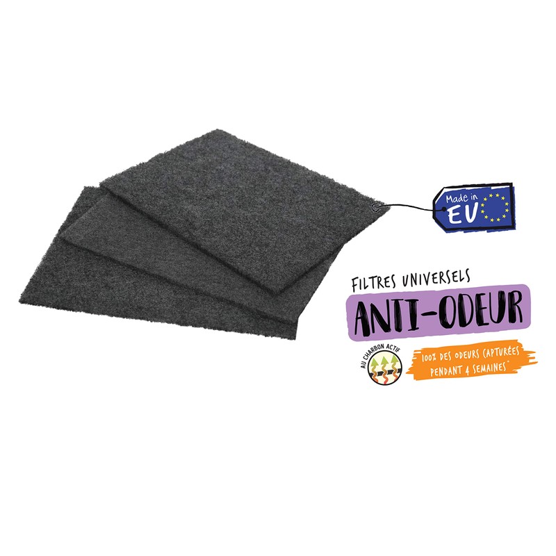 Aime Geruchshemmende Filter für Katzenstreu-Boxen – 3 Stück