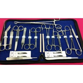 CynaMed USA 77 O.R GRADE Military Field Style Medic Instrument Kit - Medical Surgical Nurse