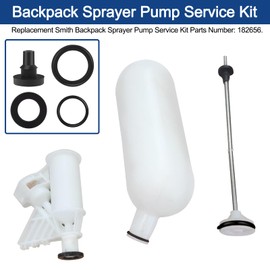 Backpack Sprayer Seal Gasket Kit 182656 Replacement Smith Performance Sprayers 4-Gallon Nl400 Nl401 Nl402 Nl403, Viton Backpack Sprayer Pump Service Kit for Garden