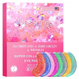 Onespring 24Pairs Eye Care Mask, Moisturizing Collagen Eye Patches For Dark Circle, Radiance Luxury Gentle Eye Mask Rejuvenating Moisturizer Skincare Gel - Specification: 24K Gold Collagen Eye Mask