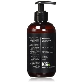 KIS Green Volume Shampoo 250 ml Saggy & Fine Hair 100% Vegan Formula Sulphate Free with Bamboo Extract