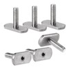 Walmeck 6Pcs Kayak Rails Screws Bolts Hardware Parts for Kayak
