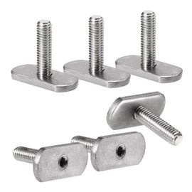 Walmeck 6Pcs Kayak Rails Screws Bolts Hardware Parts for Kayak Canoe Boat