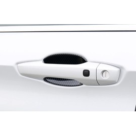 HIGH Flying for Mitsubishi Outlander 2022 2023 2024 2025 Car Exterior Accessories Side Door Handles Bowl Cup Cover Trim ABS Carbon Style 4pcs