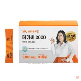 Vitamin Village Mega C 3000 Vitamin C Powder Type 3 Month Supply / 비타민마을 메가씨 3000 비타민C 분말타입 3개월분