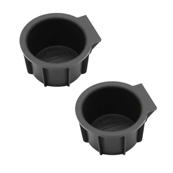 LESHIAUTO 2PCS Front Console Cup Holder Inserts Compatible with Ford