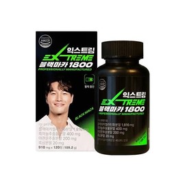 Extreme Kim Jong-kook Black Maca 1800mg 120 Tablets x 1 Box (1-month supply) / 익스트림 김종국 블랙마카 1800mg 120정 x 1박스 (1개월분)