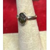 Natural Creations Sterling silver ring size 6 Moldavite