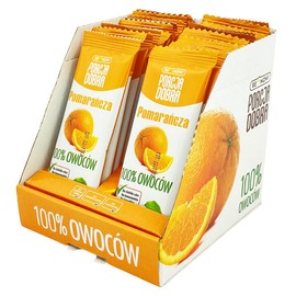 Be Now! Healthy Fruit Bars - Apple & Orange (Pack of 24) 100% Organic Fruit Snacks for Kids and Adults - Sugar Free Snacks, Vegan, Non-GMO, Gluten-Free Snacks, Fruit Snacks.