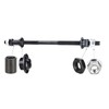 Bike Wheel Hub Axle Solid Spindle Shaft Lever Front Rear
