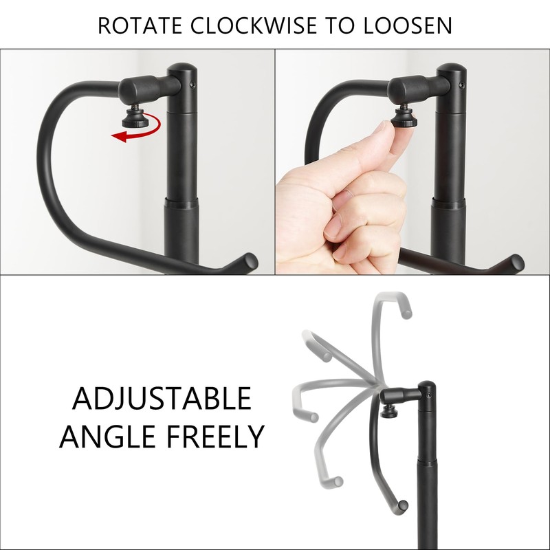 RFOUO Hand Towel Holder Stand,Standing Towel Racks for Bathroom,Hand Towel