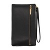 LJCZKA Small Leather Wristlet Wallet for Women Clutch Handbags Purses