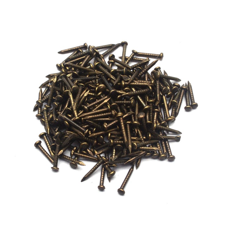 Tulead 40PCS Antique Hardware Decorative Bronze Corners Protector Metal Box