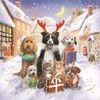 Tom Smith Giftmaker Pack 10 Square Christmas Cards 2 Festive