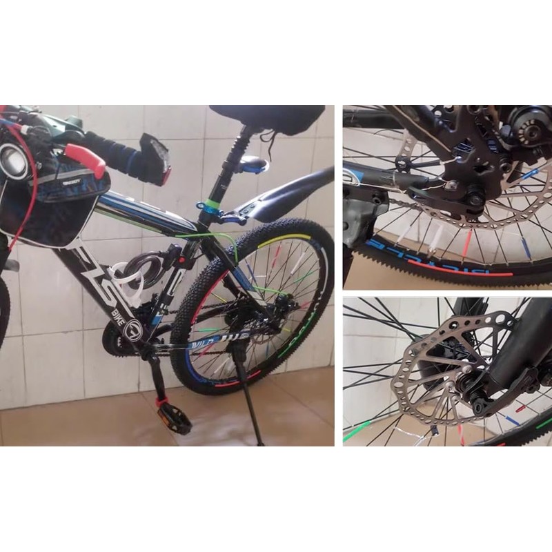 Unxuey 2 Pairs Black Bicycle Quick Release Axle, Quick Release