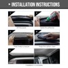 G-PLUS TPE Dash Defrost Vent Cover Cap Compatible with Dodge