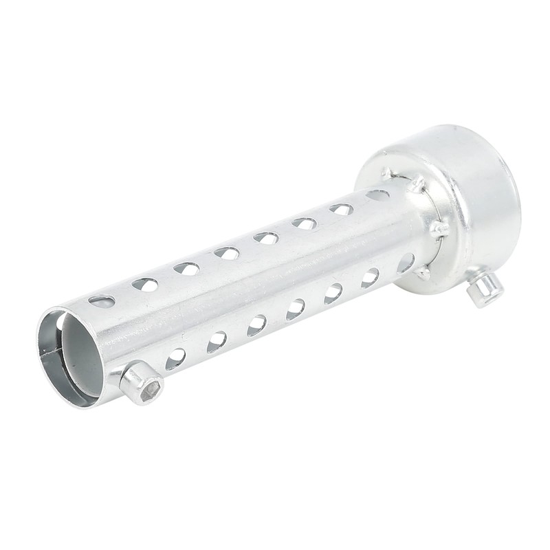 F FIERCE CYCLE 40mm Exhaust Pipe Baffle Stainless Steel Silver