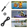 HLOGREE 4Pack Kayak Carry Handles, Kayaking Accessory Canoe Boat Side