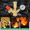 Boiler Safety Group Brass Hot Water Tank Connection Group and