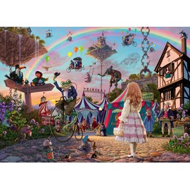 Ravensburger Look & Find: Enchanted Circus 1000 Piece Jigsaw Puzzle for Adults - 17482 - Every Piece is Unique, Softclick Technology Means Pieces Fit Together Perfectly
