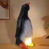 Ammonite Penguin Egg Lamp,3D Laying Egg Lamp, Funny Resin Night