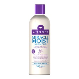 Aussie Miracle Moist Shampoo 300 ml (Pack of 3)