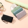 Wallets for Women Vegan Leather RFID Blocking Card Holder Trifold