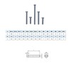 M6X80 Slotted Cylinder Screws DIN 84 A2 Stainless Steel Pack