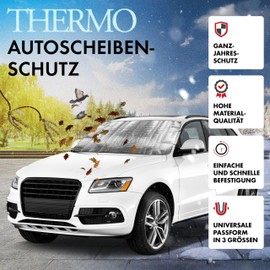 Walser Windscreen Cover Car L, Frost Protection Car Windscreen Cover Car Winter Car Cover Winter Windscreen Cover Winter Windscreen Cover Winter Windscreen Cover Car Winter 230 x 110 cm