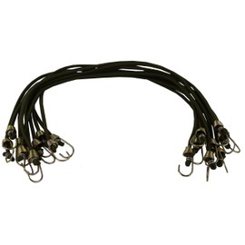 Savage Island 10 Elastic Bands 4 mm Extra Strong with Hooks on Both Ends Elastic Garden Car DIY Luggage Outdoor Camping