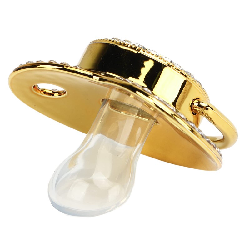 Glitter Pacifier, Baby Pacifier Lightweight Easy Care Capital Printed Healthy