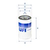 UFI Filters 23.252.00 Ölfilter für landwirtschaftliche oder industrielle Maschinen