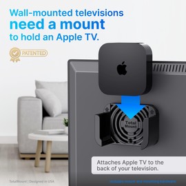 TotalMount for Apple TV – Mount Compatible with All Apple TVs