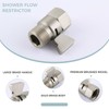 Aomasi Shower Head Shut off Valve, Brass Water Flow Restrictor