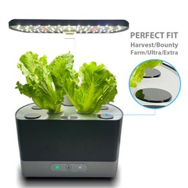 Ulrempart Plant Spacer Kit Compatible with AG Garden Harvest, Bounty, Farm, Extra, Ultra All Models Grow Deck Openings Plant Deck Openings, Platform Spacer Cover Lid Accessories, 25-Pack Black