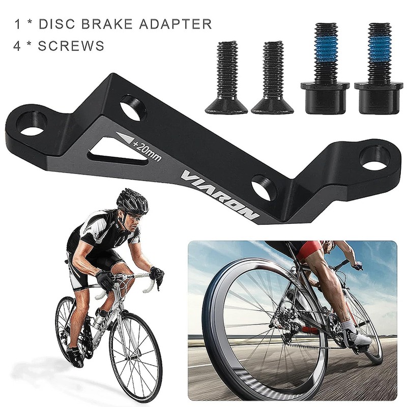 Cyclesavvy 160/180mm Disc Bike Brake Adapter – Flat to Post