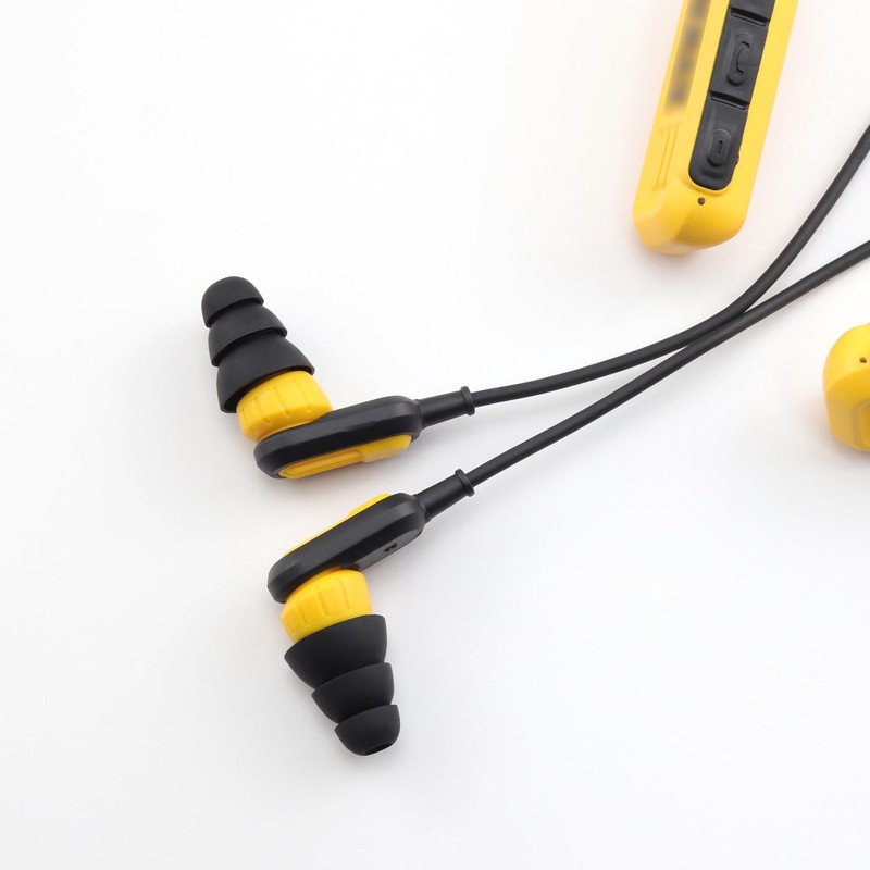 NANLANFAN Replacement Triple Flange Ear Tips for Dewalt Headphones, Compatible