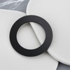 Briny River 6Pcs Rubber Gasket Tub Drain Overflow Gasket 65.5x44.4x2mm