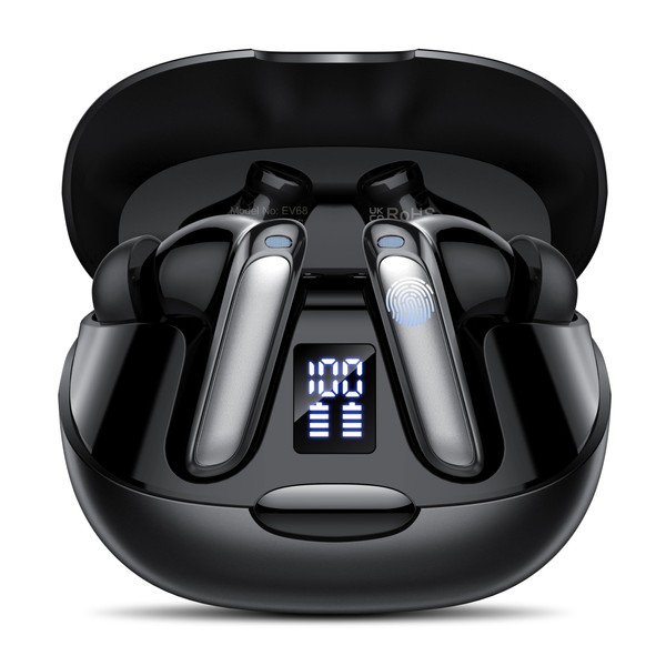 Puqo AI Language Translation Earbuds, 3-in-1 Translator Earbuds Real Time