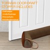 TORRAMI 38" Door Draft Stopper Under Bottom Insulation Noise Air