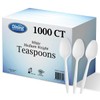 Dining Collection White Plastic Tea Spoons – 1,000 Count -