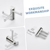 Suyar Bathroom Towel Hook 3 Arms, SUS 304 Stainless Steel