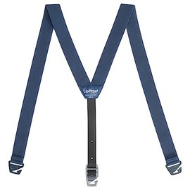 HIKERS - Upfitter Hidden Suspenders for Men Under Clothes - 3 Point Belt Loop Navy/Black 43in - Small