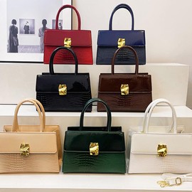 CLSSLVVBN Lightweight Women S Cowhide Briefcase Stylish And Convenient Women Cowhide Vintage Briefcase Stances Wallet PU Versatile, Beige