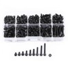 Juego de tornillos de cabeza hexagonal M3, 280 piezas