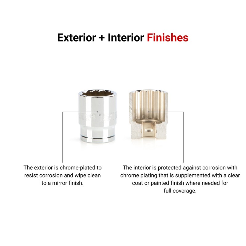 TEKTON 1/2 Inch Drive x 28 mm Shallow 12-Point Socket