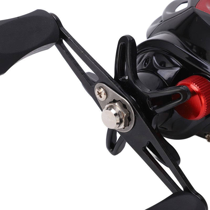 LK201 Plastic/Aluminum Alloy Black Red Magnetic Brake Standard Right/Left Hand
