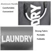Abuzhen 2-Pack Laundry Basket, Durable Handles for Easy Carry, Collapsible