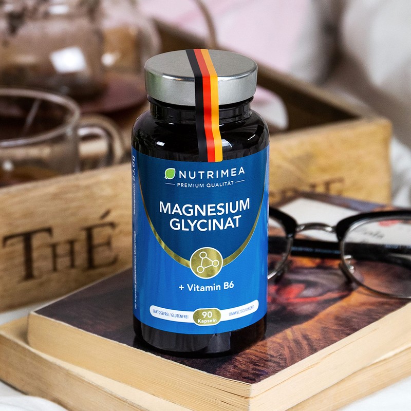 Magnesium Glycinate + Vitamin B6 | Optimal Bioavailability | 1.5